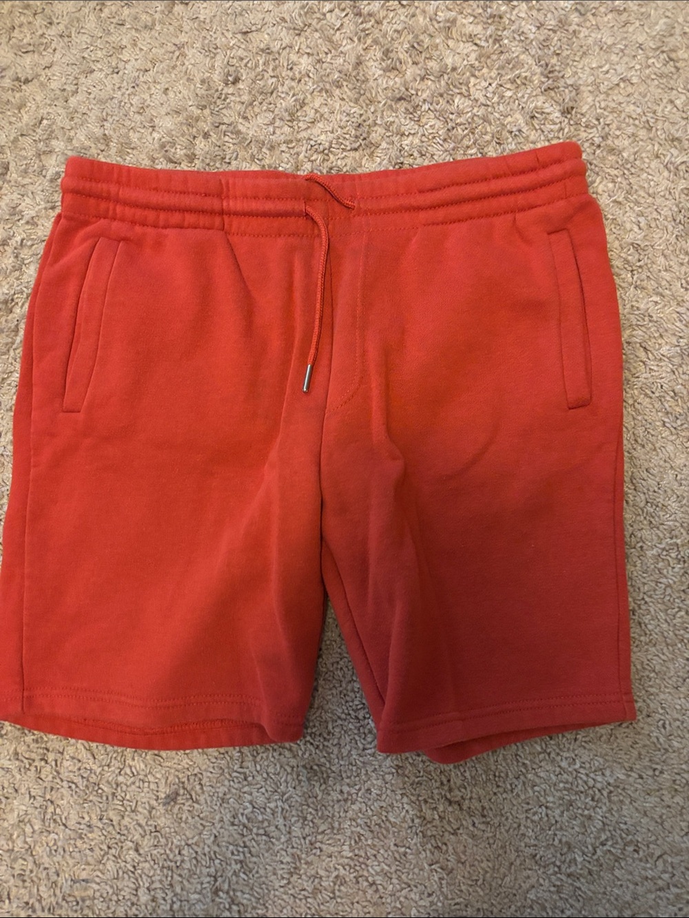 Forever 21 Men's Red Athletic Pull-On Shorts